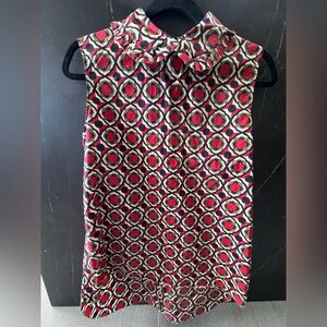 Marni Vintage 2011 scalloped‎ neck tunic